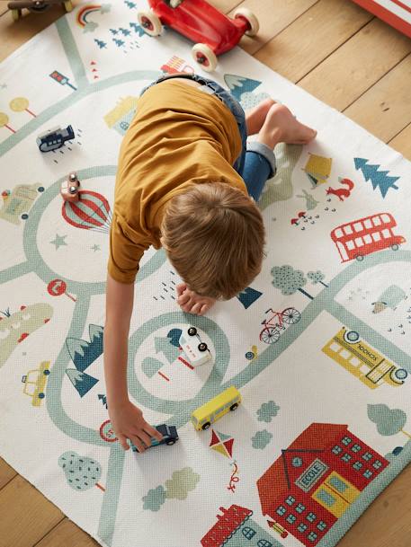 Tapis rectangle circuit Joliville IVOIRE - vertbaudet enfant 
