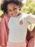 T-shirt manches boules fille motif fruit poitrine écru - vertbaudet enfant 
