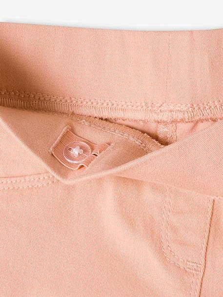 Kleurentregging voor meisjes abrikoos (poederkleur)+lichtgeel+zachtpaars - vertbaudet enfant 