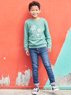 Jongens-Broek-Slim fit jeans Basics jongens