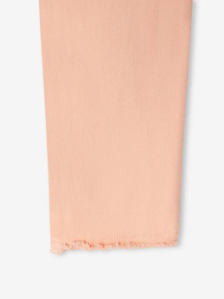 Kleurentregging voor meisjes abrikoos (poederkleur)+lichtgeel+zachtpaars - vertbaudet enfant 