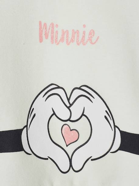 Sweat bébé fille Disney® Minnie BLANC CLAIR UNI AVEC DECOR - vertbaudet enfant 