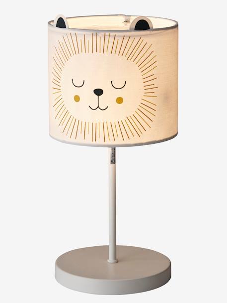 Lampe de chevet Lion beige - vertbaudet enfant 