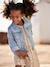 Personaliseerbare denim jasje voor meisjes double stone+stone - vertbaudet enfant 