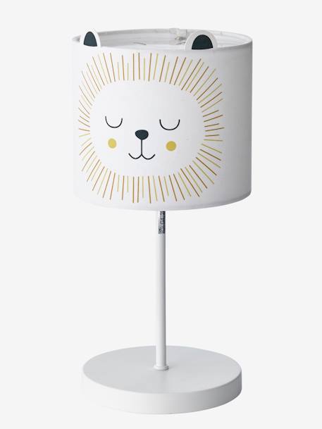 Lampe de chevet Lion beige - vertbaudet enfant 