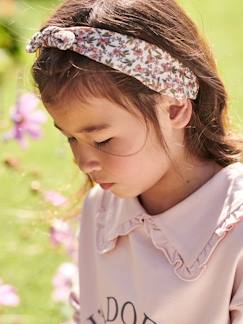 Meisje-Accessoires-Elastiekjes, haarspeldjes, heupband-Set van 2 bedrukte hoofdbanden voor meisjes