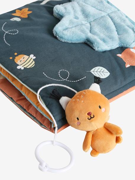 Livre d'activités en tissu LES AMIS DE LA FORÊT vert - vertbaudet enfant 