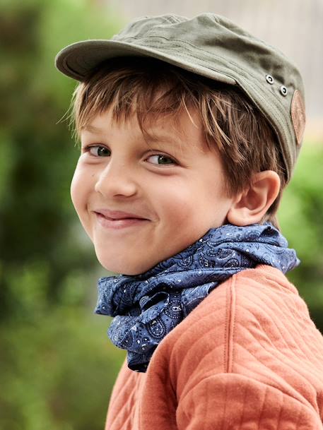 Personaliseerbare jongensbandana marineblauw - vertbaudet enfant 