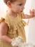 Blouse bébé à volants jaune pâle - vertbaudet enfant 