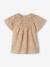 Blouse encolure smockée bébé manches courtes blanc - vertbaudet enfant 