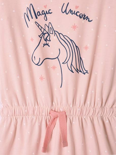 Chemise de nuit fille licorne rose pâle - vertbaudet enfant 