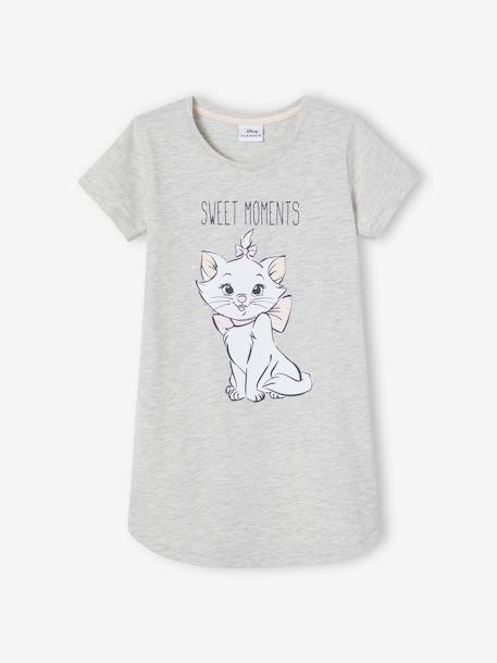 Chemise de nuit fille Disney Marie les Aristochats GRIS CLAIR CHINE - vertbaudet enfant 