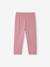 Lot de 2 leggings fille mi-mollets gris chiné+mauve+vert émeraude - vertbaudet enfant 