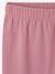 Lot de 2 leggings fille mi-mollets gris chiné+mauve+vert émeraude - vertbaudet enfant 