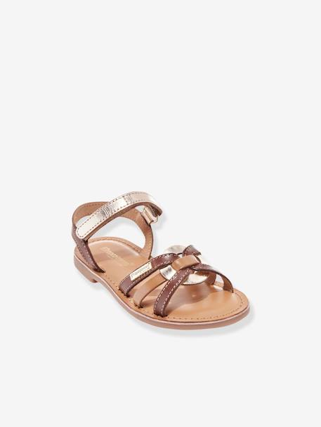 Sandales cuir enfant Badalia PAR M. BELARBI beige imprimé - vertbaudet enfant 