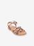 Sandales cuir enfant Badalia PAR M. BELARBI beige imprimé - vertbaudet enfant 