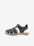 Sandales cuir garçon Platinium marine - vertbaudet enfant 