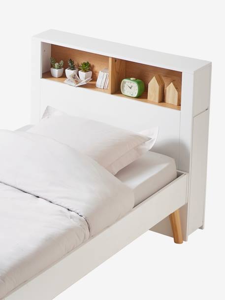 Tête de lit avec rangement coulissable blanc - vertbaudet enfant 