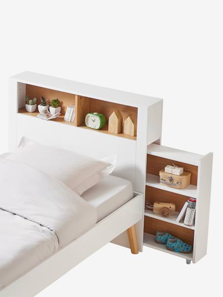 Tête de lit avec rangement coulissable blanc - vertbaudet enfant 