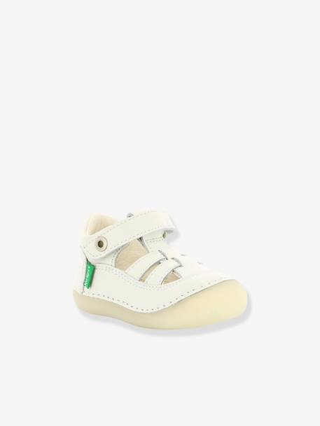 Sandales cuir bébé Sushy Originel Softers BLANC+bleu - vertbaudet enfant 