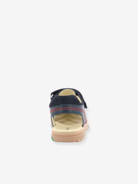 Sandales cuir garçon Platinium marine - vertbaudet enfant 