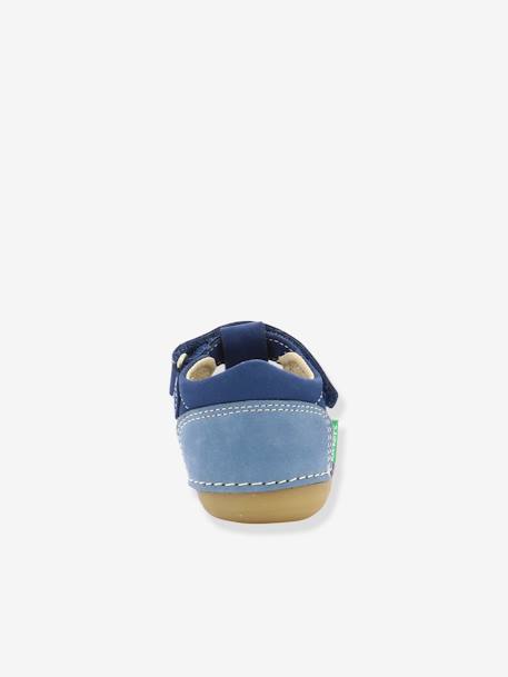 Sandales cuir bébé Sushy Originel Softers BLANC+bleu - vertbaudet enfant 