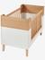 Lit Bébé évolutif 70x140cm MOKA blanc/bois - vertbaudet enfant 