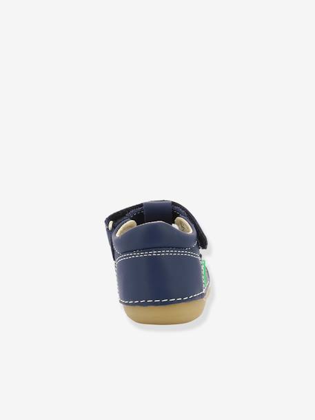 Sandales cuir bébé Sushy Originel Softers BLANC+bleu - vertbaudet enfant 