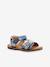 Sandales cuir enfant Diazz bleu - vertbaudet enfant 
