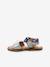 Sandales cuir enfant Diazz bleu - vertbaudet enfant 