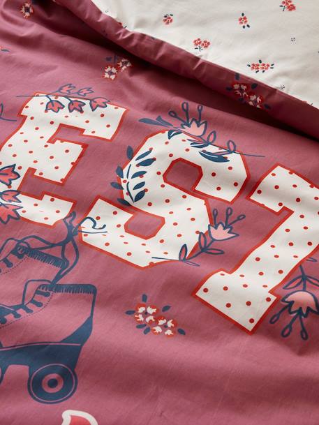Parure housse de couette + taie d'oreiller enfant BFF écru - vertbaudet enfant 