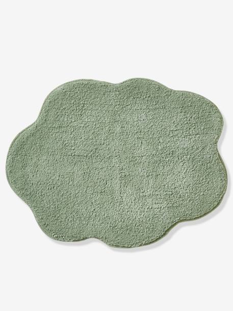 Tapis Nuage éponge bleu grisé+cannelle+écru+moutarde+rose poudré+vert sauge - vertbaudet enfant 