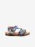 Sandales cuir enfant Diazz bleu - vertbaudet enfant 