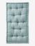 Matras in futon-stijl grijsblauw+kaneel+roze (poederkleur)+rozen+saliegroen - vertbaudet enfant 