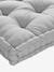 Matras in futon-stijl gemêleerd grijs+grijsblauw+kaneel+roze (poederkleur)+rozen+saliegroen - vertbaudet enfant 