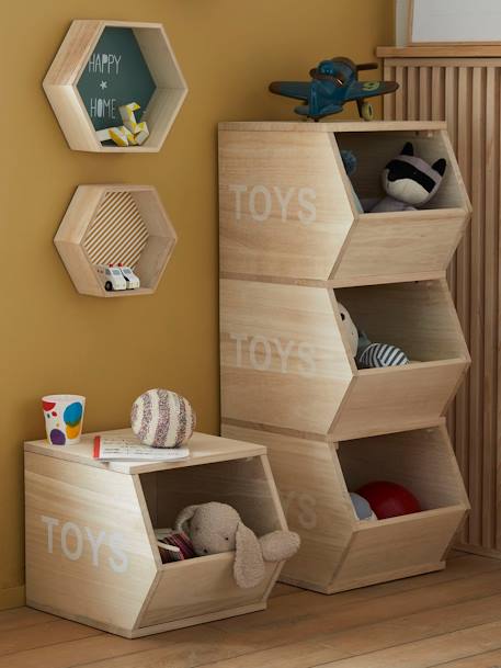 Meuble vertical 3 bacs Toys bois - vertbaudet enfant 