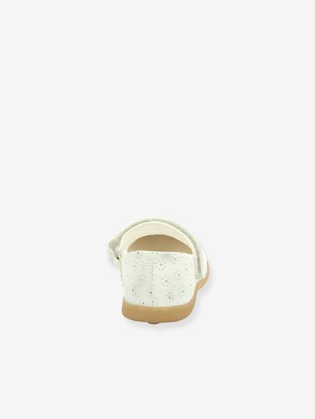 Babies cuir fille Ambellie blanc - vertbaudet enfant 