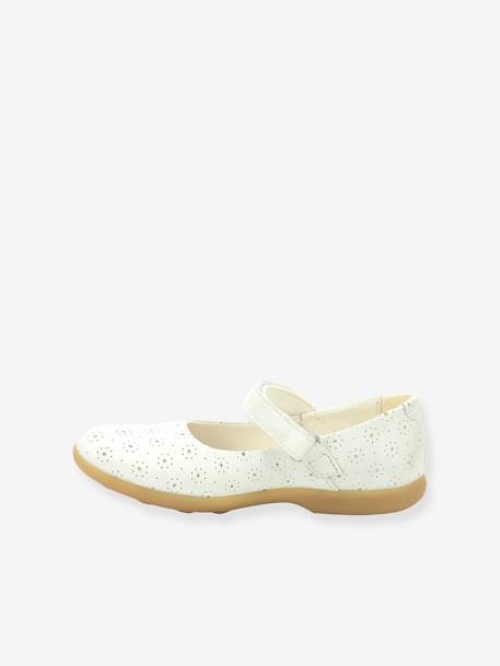 Babies cuir fille Ambellie blanc - vertbaudet enfant 