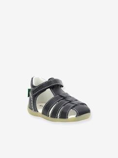 Schoenen-Baby schoenen 17-26-Loopt jongen 19-26-Leren sandalen jongensbaby Bigflo 2 Iconique Biboo KICKERS®