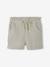 Elastische taille katoengaas baby shorts groengrijs - vertbaudet enfant 