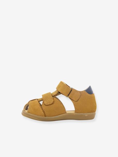 Sandales bébé Pika Scratch caramel - vertbaudet enfant 