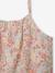 Blouse à fines bretelles motifs exotiques fille écru - vertbaudet enfant 