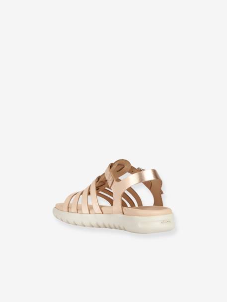 Sandales J SANDAL SOLEIMA GIR argent+rouille - vertbaudet enfant 