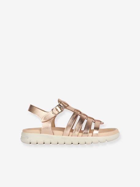 Sandales J SANDAL SOLEIMA GIR argent+rouille - vertbaudet enfant 