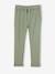 Pantalon garçon coton/lin léger noisette+vert sauge - vertbaudet enfant 