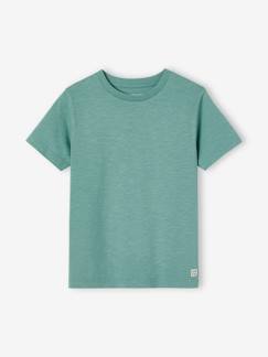 -Personaliseerbare gekleurd jongensshirt met korte mouwen