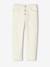 Pantalon fille mom MorphologiK fin écru+encre+pêche+rose poudré - vertbaudet enfant 