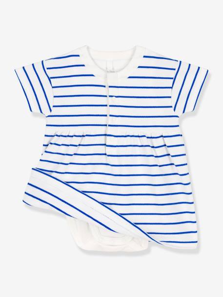 Robe + body manches courtes blanc - vertbaudet enfant 