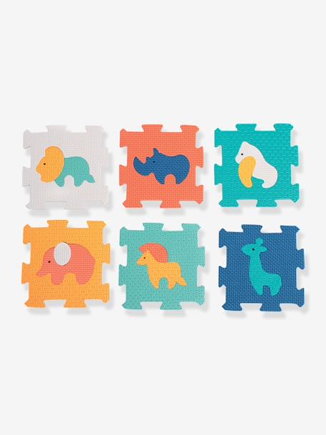Puzzle Baby Dalles Animaux LUDI multicolore - vertbaudet enfant 