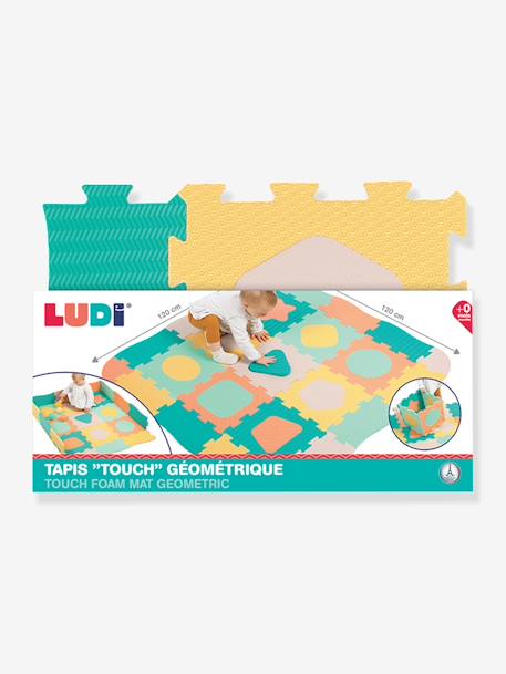 Geometrisch tapijt touch LUDI meerkleurig - vertbaudet enfant 